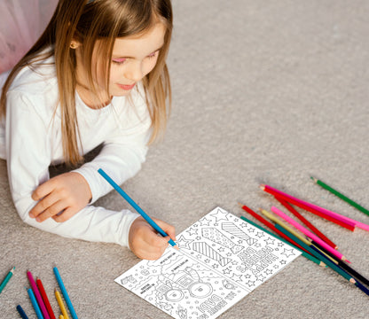Printable Father’s Day Card – Colorable DIY Gift from Kids